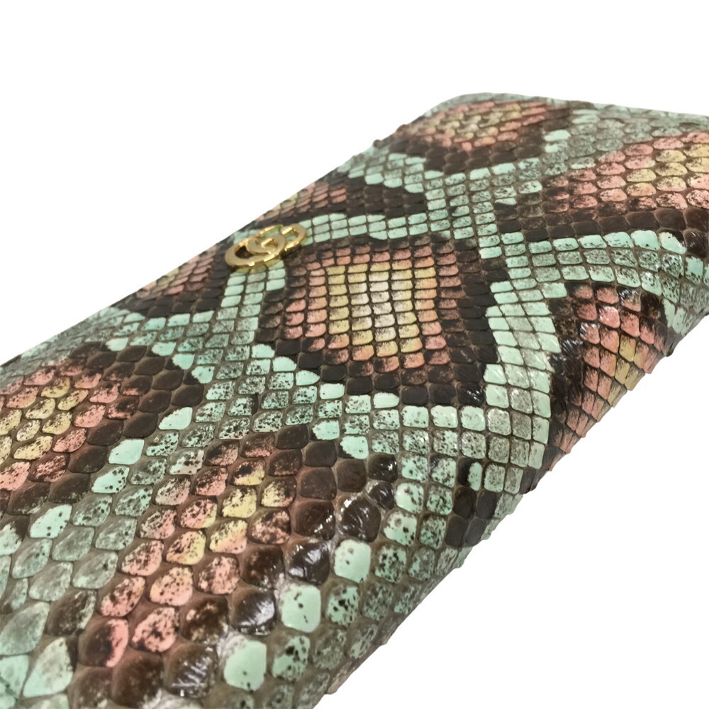 Gucci Double GG Python Zip Around Wallet Leather - image 11